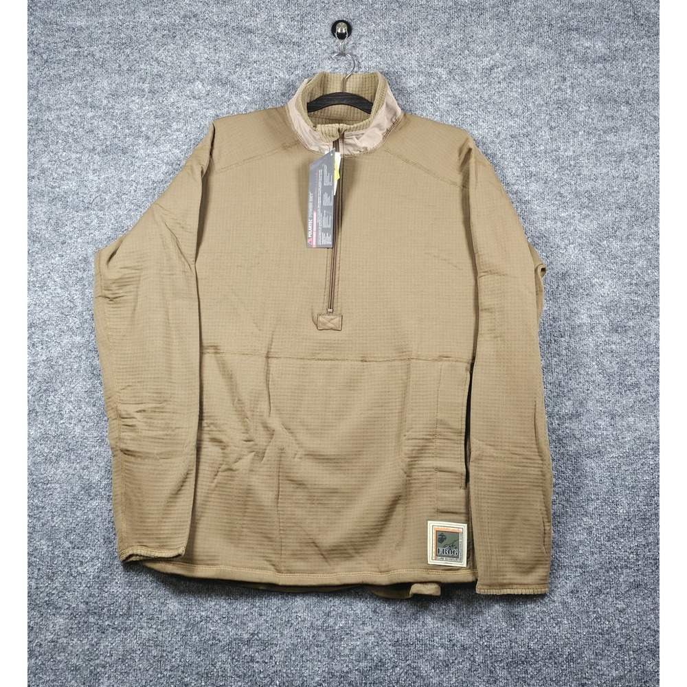 Peckman USMC FROG 1/2 Zip Grid Thermal Shirt Mens Large Reg Flame Resistant